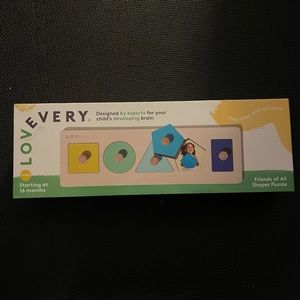 Lovevery Friends of All Shapes Puzzle NEW IN BOX